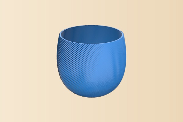 fluted planter | 3d print model