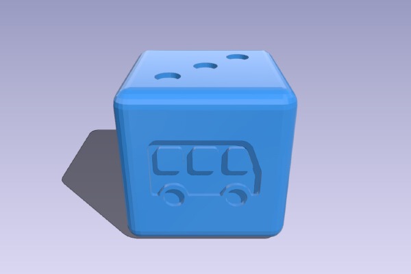 Monopoly Speed Die | 3d print model