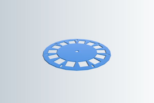 Stereo Picture Wheel | 3d print model