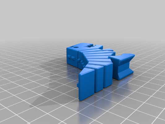 Flexi Rex keychain | 3d print model