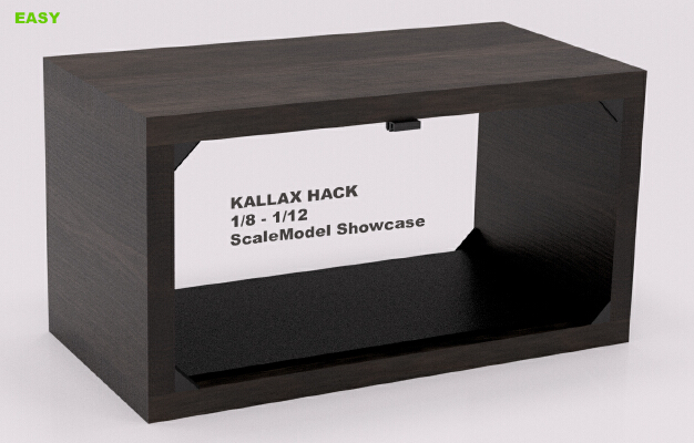 KALLAX - HACK : ShowCase ScaleModel 1:8 - 1:12 | 3d print model