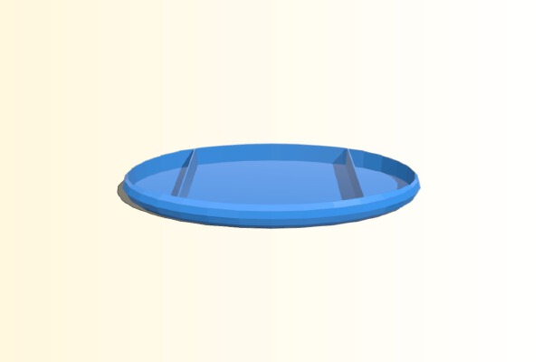 Taller Compartmental Tray | 3d print model
