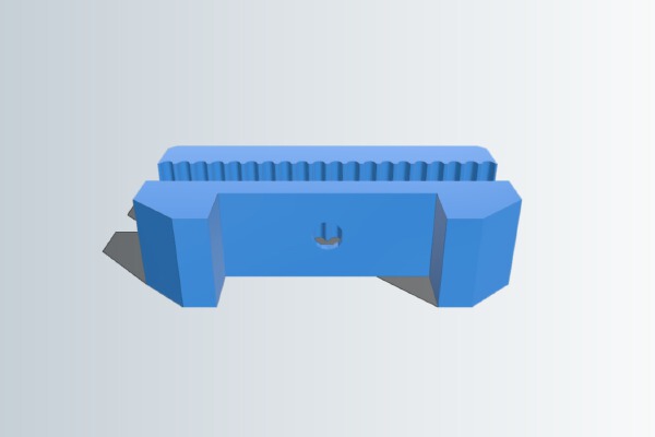 MakerFarm i3v y-axis belt mount | 3d print model