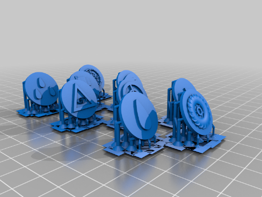 OPR Grimdark 40k Token Set | 3d print model