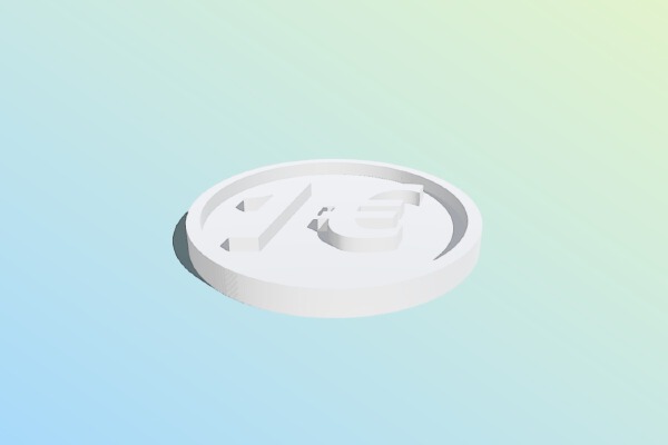 Shopping cart 1 euro € moneta carrello | 3d print model