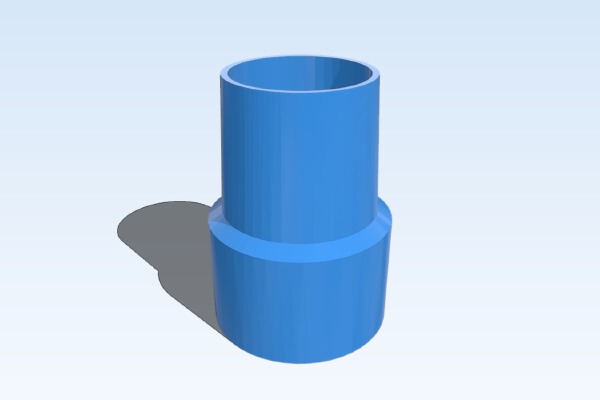 Adapter brush cone (vacuum cleaner) | 3d print model