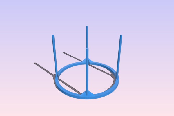 Plant Support_Tomato Cage (Improved) | 3d print model