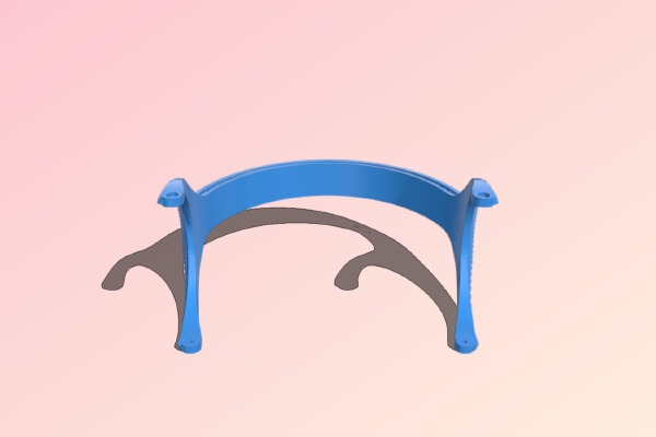 Beyer-Dynamic DT-770 Replacement Headband _ Yoke | 3d print model