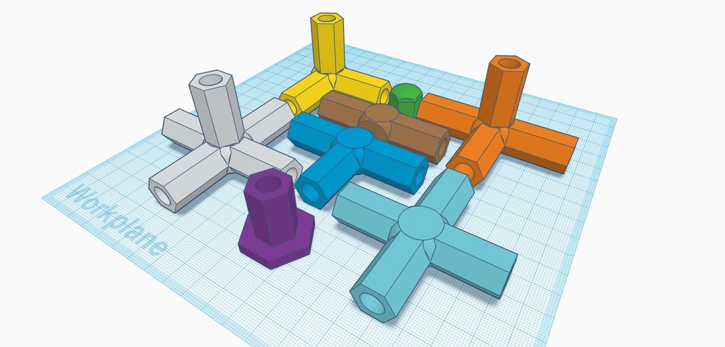 3_8" Dowel Rod Connectors