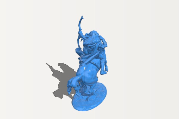 Horseback archery | 3d print model