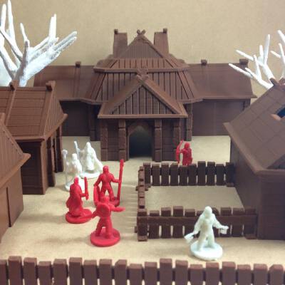 Viking Village (18mm scale) | 3d print model