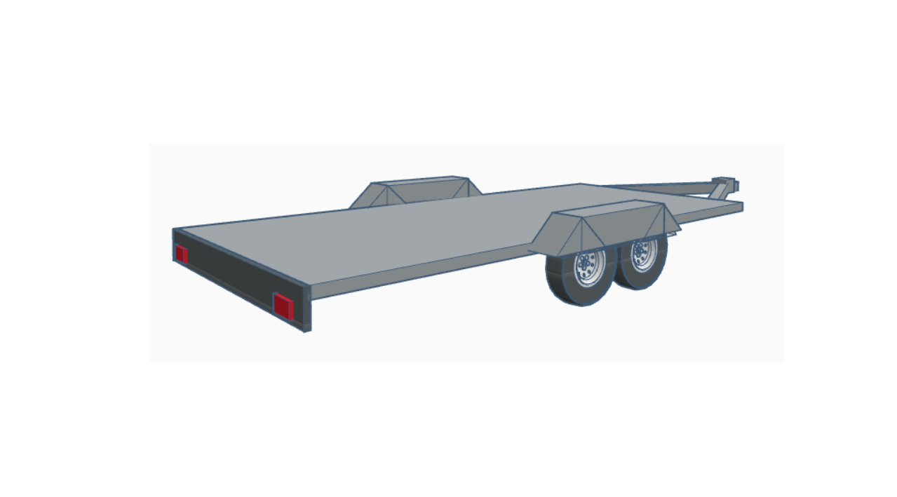 two axle trailer 1_10 (remorque deux essieu FR)
