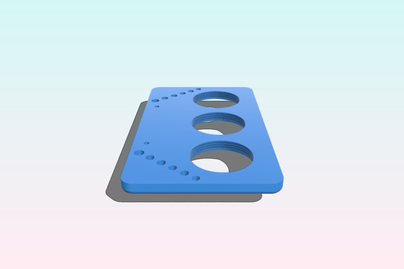 MGI golf cart - Support plate
