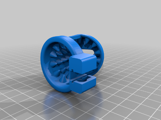 Iron Maiden spiked male chastity device integrated lock | 3d print model