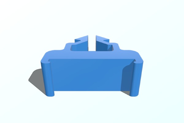 LED Light Bar Clips for Ender 3 (or any V-slot Extrusion) | 3d print model