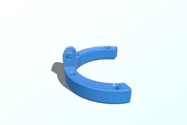 Aprilia RS 250 GoPro Tank Halterung | 3d print model