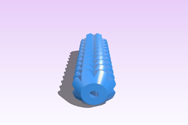 Spiked massage roller | 3d print model