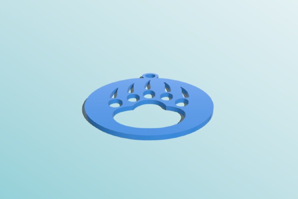 Panther Paw Pendant | 3d print model