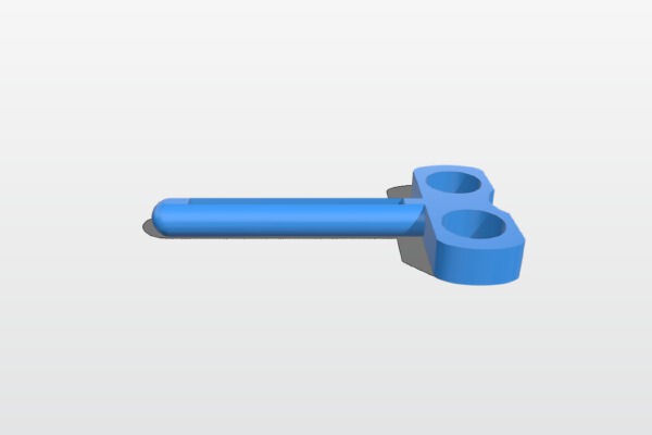 Tube Key for Tooth paste or Cream Tubes | 3d print model