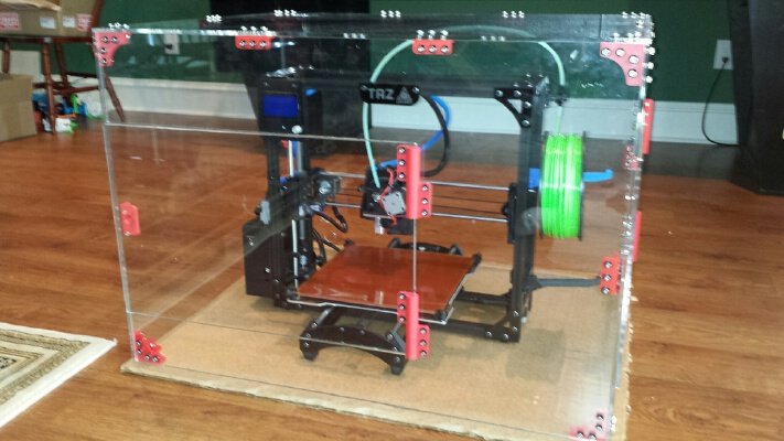Lulzbot Taz 4 or 5 enclosure remix | 3d print model