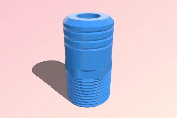 1 Zoll Gewinde auf 32mm Tülle | 3d print model