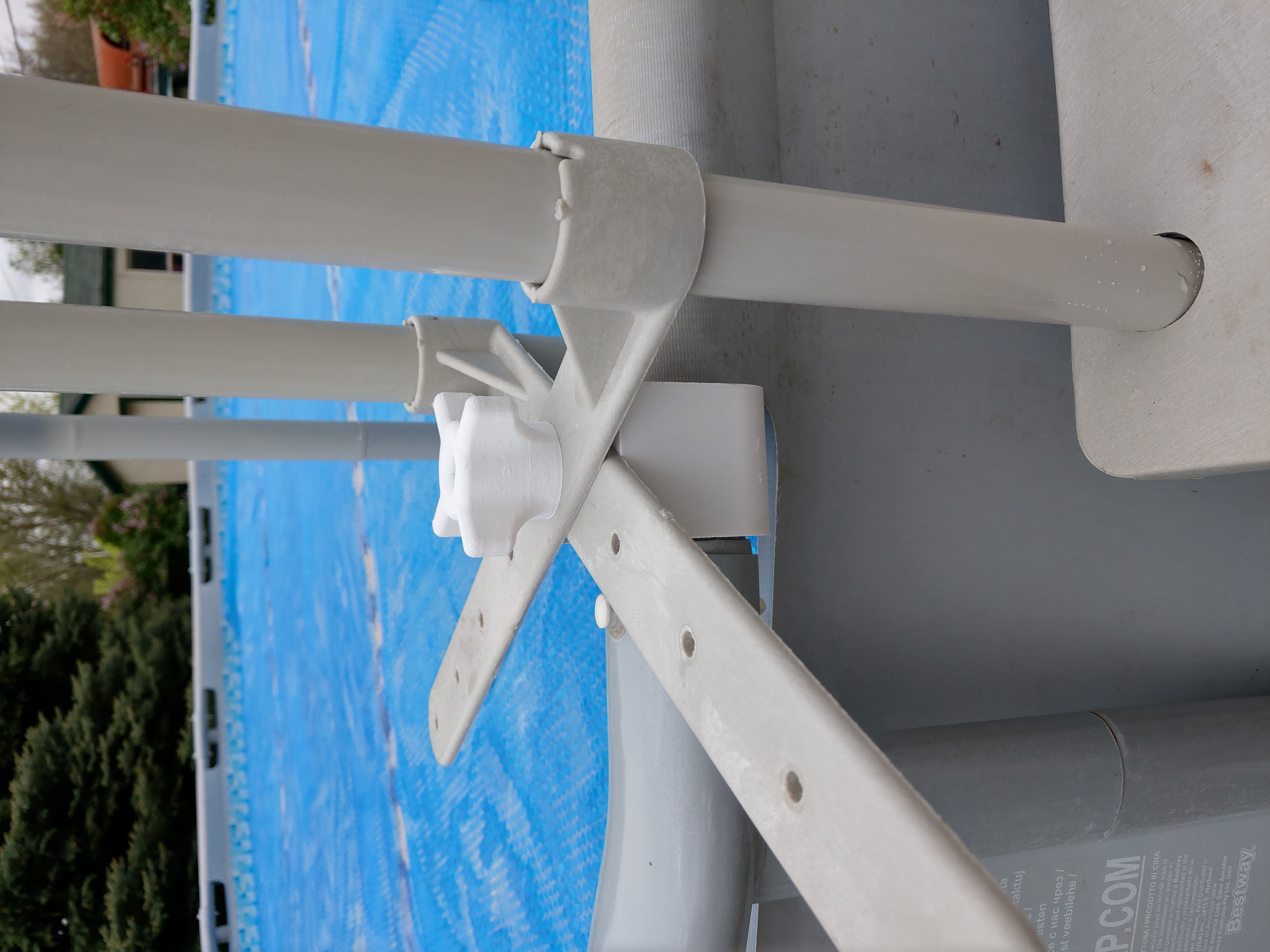 I-Step Pool Entry Mount for Bestway _ Intex Steel Frame Pools