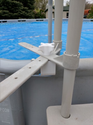 I-Step Pool Entry Mount for Bestway _ Intex Steel Frame Pools | 3d print model