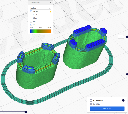 Micro USB to USB-C adapter case | 3d print model