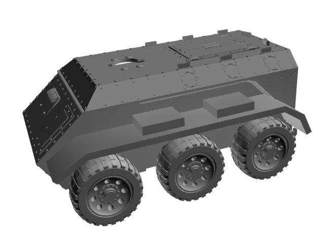 25mm diameter wheel for Empire APC and trucks