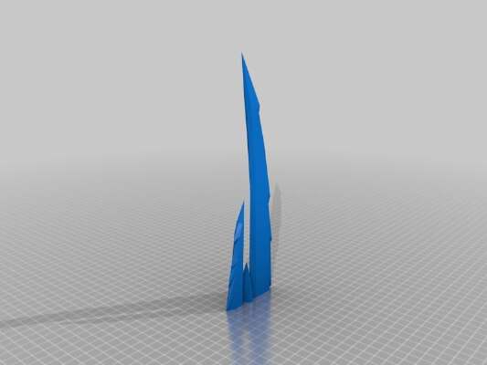 Daedric GreatSword Skyrim Remixed With Pegs | 3d print model