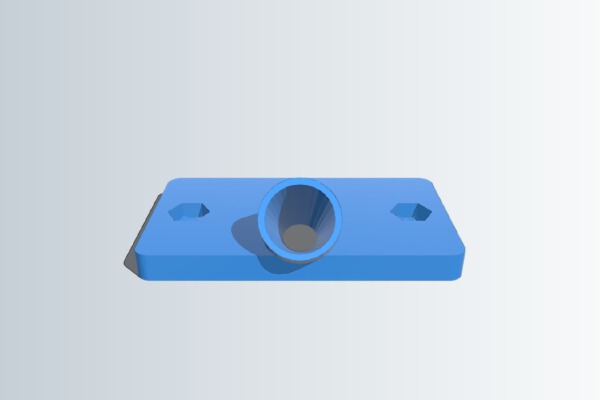 Angled Dry Box Filament Feeder – M5 threads, M3 Screws_Nuts (fixed outside) | 3d print model