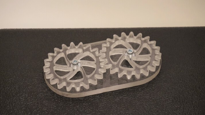 CNC Acrylic Gear Train | 3d print model