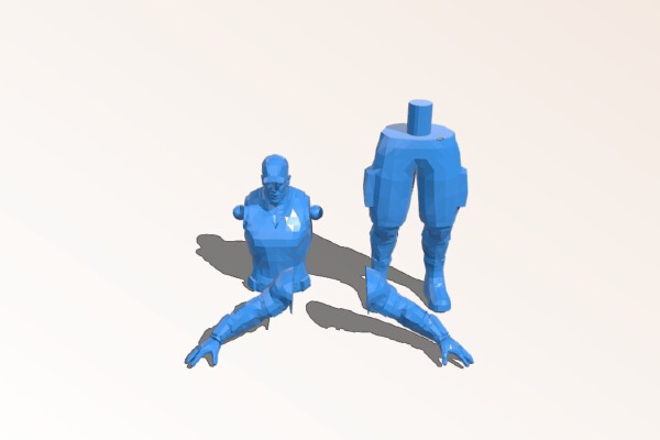 WWE John Cena Action Figure | 3d print model
