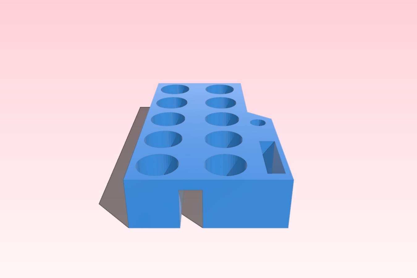 E3D Nozzle Holder for K8400 Velleman Vertex