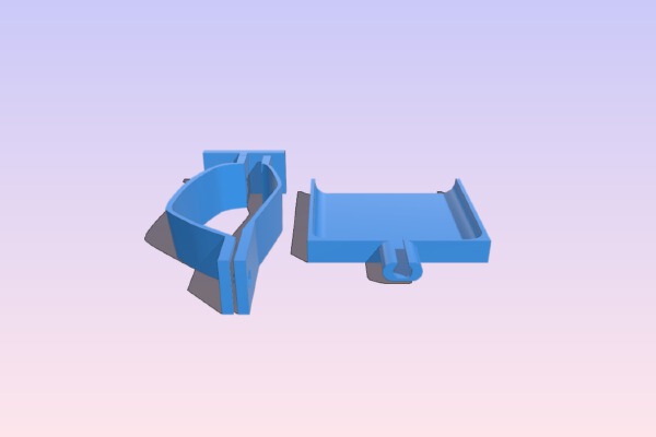 Chevy Volt (2017) Phone Mount Xiaomi Mi5 | 3d print model