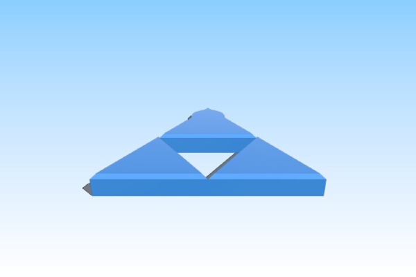 Triangle Pendant | 3d print model