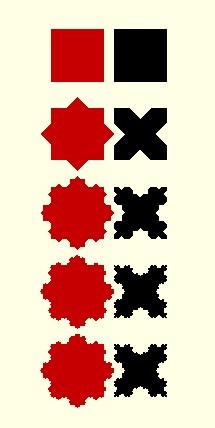 Koch square fractal curve