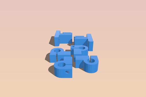 Printrbot Y-Axis Mod | 3d print model