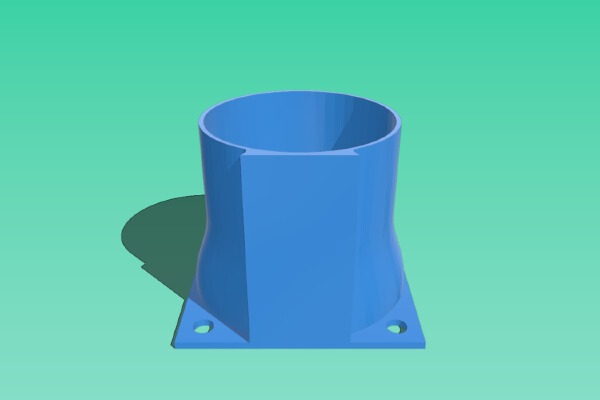 50mm case fan funnel | 3d print model