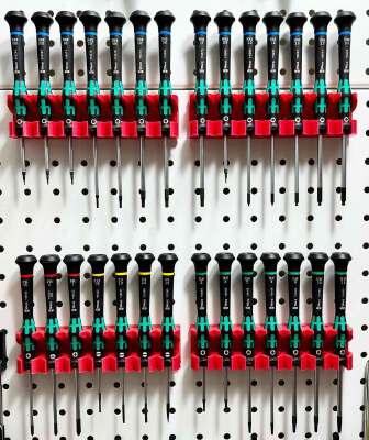 Wera Micro Holder for Pegboard | 3d print model