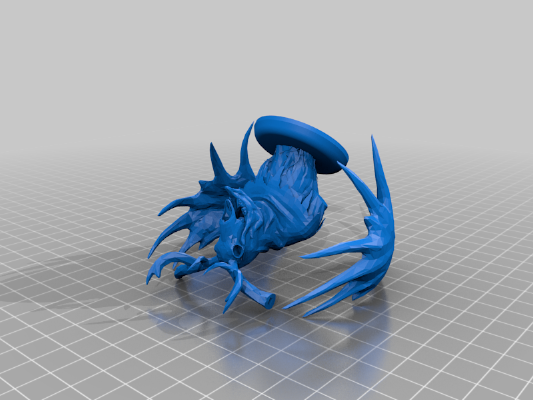 Leshen ( Lesh ) Bust w Stand | 3d print model