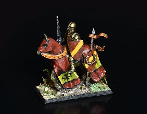 Corbeau Bretonnian Knight | 3d print model