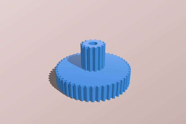 P38 Range Rover blend motor gears | 3d print model