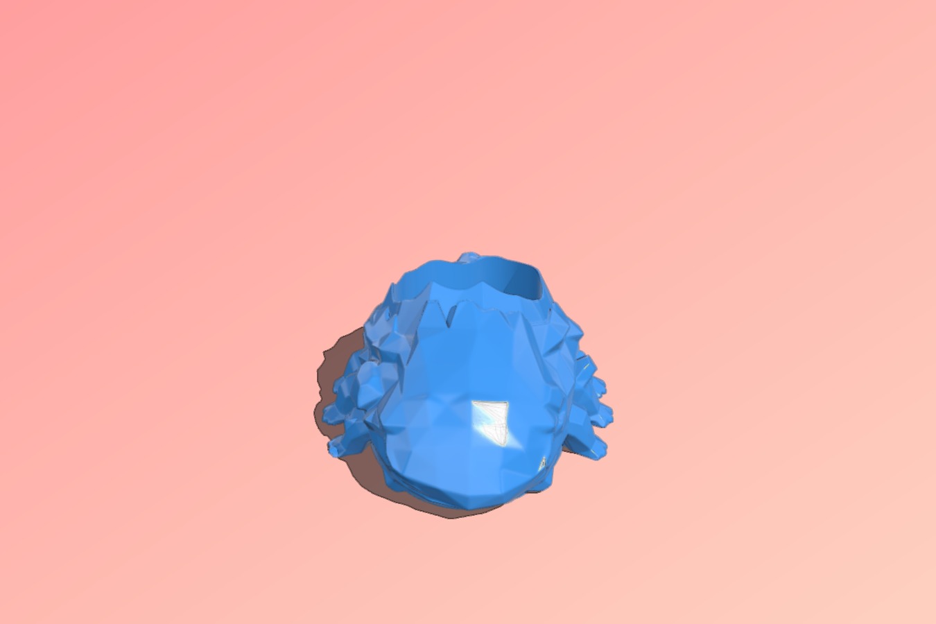 Crystal Lizaard Flowerpot