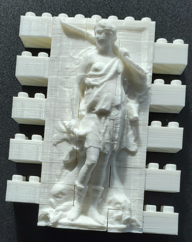 Montini Diana Goddess of the Ocean Wall Set (Lego Compatible)
