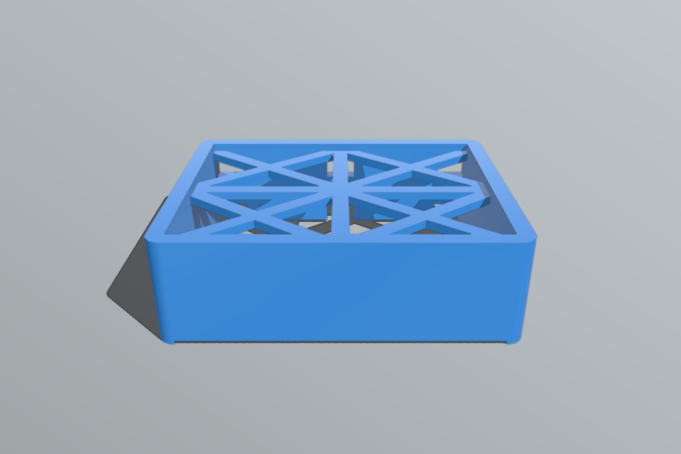 Covered router_modem rack with lid