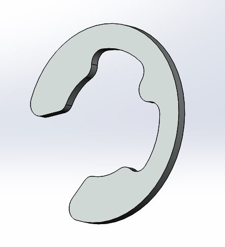 DIN 6799 Retaining Washers for Shafts *fine resolution*