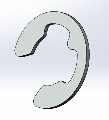 DIN 6799 Retaining Washers for Shafts *fine resolution* | 3d print model