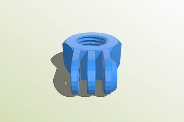 GoPro selfie-pole adapter for hiking pole | 3d print model