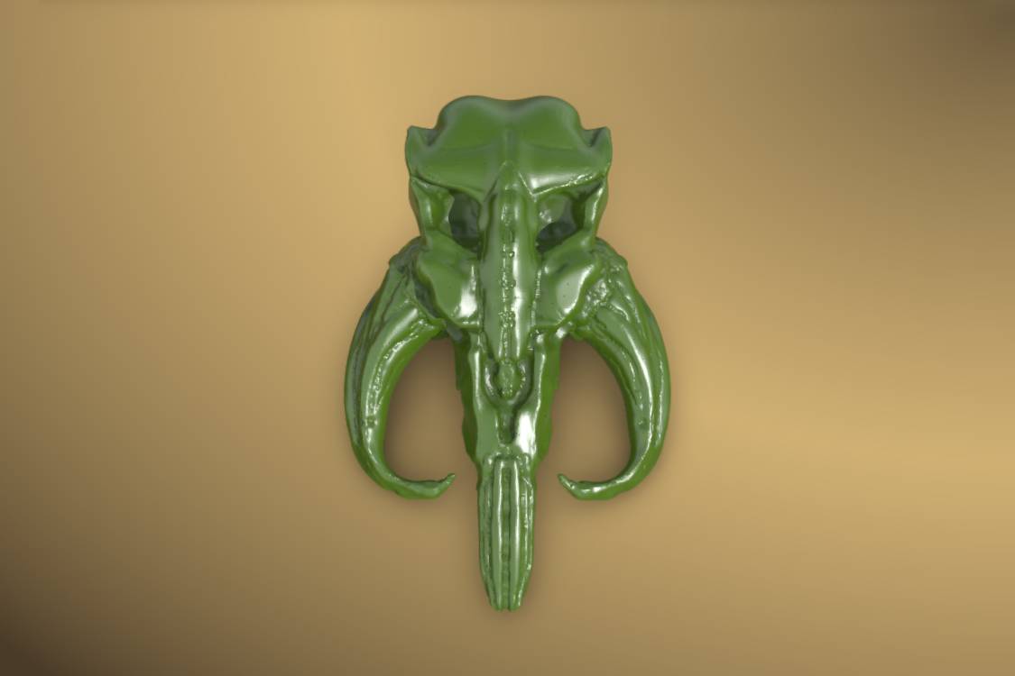 Mandalorian Mythosaur Skull | 3d print model